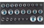 Gedore 1500 CT1-19 Satz Steckschl&uuml;sseleins&auml;tze 1/2", 6-kant, in Check-Tool-Modul