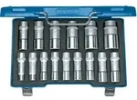 Gedore Steckschl&uuml;sselsatz, Set 15tlg, Doppel 6-kant, 1/2 Zoll, 10-24mm, Werkzeug,
