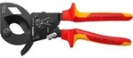 KNIPEX 95 36 250 Kabelschneider (Ratschenprinzip) isoliert mit