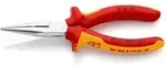 KNIPEX 25 06 160 Flachrundzange mit Schneide (Radiozange) isoliert mit