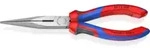 KNIPEX 26 12 200 Flachrundzange mit Schneide (Storchschnabelzange) mit