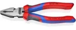 KNIPEX 02 02 180 Kraft-Kombizange mit Comfort-Griffen schwarz atramentiert 180 mm