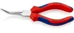KNIPEX 31 25 160 Greifzange (Nadelzange) mit Mehrkomponenten-H&uuml;llen verchromt 160 mm