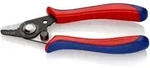 KNIPEX 12 82 130 SB Abisolierzange f&uuml;r Glasfaserkabel mit Kunststoff-Griffh&uuml;llen
