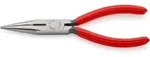 Knipex Flachrundzange (Radiozange) schwarz atramentiert mit Kunststoff &uuml;berzogen