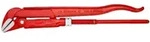 KNIPEX 83 20 015 Rohrzange 45&deg; rot pulverbeschichtet 430 mm