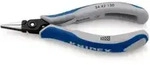 KNIPEX 34 42 130 Pr&auml;zisions-Elektronik-Greifzange mit Mehrkomponenten-H&uuml;llen