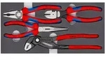 KNIPEX 00 20 01 V15 Zangen-Set in Schaumstoffeinlage 4-teilig