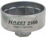 HAZET &Ouml;lfilter-Schl&uuml;ssel 2169 Vierkant hohl 10 mm (3/8 Zoll) Au&szlig;en-14-kant Profil