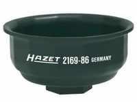 HAZET Ölfilter-Schlüssel 2169-86 Vierkant hohl 12,5 mm (1/2 Zoll) Rillenprofil