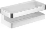 Keuco Duschkorb Collection Moll 2-teilig, 240x110mm, verchromt/wei&szlig;