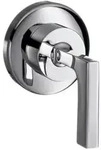 hansgrohe Fertigmontageset Axor Citterio UP-Absperrventil, mit Hebelgriff, chrom