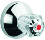 Grohe UP-Ventil-Oberbau Atlanta 19831 T:20-80mm Brillant-Griff Mark. rot chrom