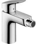 hansgrohe Bidet-Einhebelmischer 100 Logis mit Zugstangen-Ablaufgarnitur, chrom