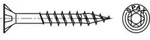 Spax Universalschraube 6 x 260 mm Senkkopf T-STAR plus Teilgewinde 4CUT Verzinkt,