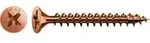 Spax Universalschraube 5 x 60 mm Senkkopf Kreuzschlitz Z Vollgewinde 4CUT Br&uuml;niert