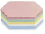 Magnetoplan Kommunikationskarte Rhombus, 200 x 95 mm, 250 St&uuml;ck, sortiert, 250 Blatt