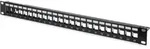 DIGITUS Modular Patch Panel 24Port blank 1HE schwarz DN-91411