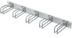 Rittal Rangierpanel 1HE, RAL7035 m. 5 Kabelf&uuml;hr.b&uuml;gel DK 7257.200