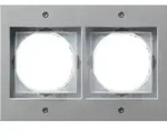 Gira Abdeckrahmen 2f.alu TX44 021265