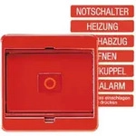 Jung Abdeckung Glasscheibe rt f&uuml;r Schalter/Taster 561 GL