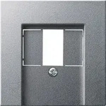 Gira Zentralplatte TAE alu System55 027626