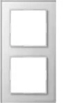 Jung Glasrahmen 2-fach aws waage/senkrecht AC 582 GL WW