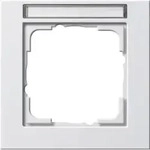 Gira Abdeckrahmen 1-fach rweiss 109129