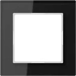 Jung Glasrahmen 1-fach sw waage/senkrecht AC 581 GL
