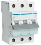 Hager Leitungsschutzschalter 3pol. B-6A, 6kA MBN306