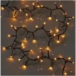 Hellum LED-Lichterkette LED-Snake-Light 288-tlg. warmwei&szlig; schwarzes Kabel