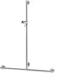 Keuco Duschhandlauf Plan Care m BrSt, r/l pos., 682/1263mm, verchromt