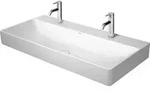 Duravit M&ouml;belwaschtisch DuraSquare 100x47cm, 2 HL, o. &Uuml;L, m HLB, wei&szlig;