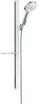 hansgrohe Brause-Set Raindance Select S 945mm Brausestange, wei&szlig;/chrom, 3jet