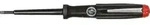 Wiha Spannungspr&uuml;fer 150-250 Volt Schlitz schwarz, mit Ansteckclip 3,0 mm x 60 mm