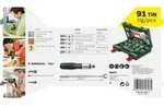 Bosch V-Line TiN-Bohrer- und Bit-Set, Ratschen-Schraubendreher, Magnetstab