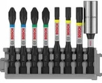 Bosch Schrauberbit-Set Impact Control 8-teilig 2 x PH2 2x PZ2 T20 T25 T30 50 mm