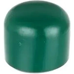 GAH Alberts Pfostenkappen Kunststoff gr&uuml;n 34 mm