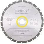Metabo S&auml;geblatt "power cut wood - professional", 250x2,8/2,0x30, Z24 WZ 3&deg; neg.