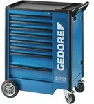 Gedore Werkzeugwagen mit 8 Schubladen, H 985 x B 775 x T 475 mm
