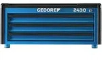 Gedore Werkzeugtruhe mit 3 Schubladen, H 345 x B 775 x T 475 mm