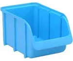 H&uuml;nersdorff Sichtbox aus PP, Gr. 3 blau