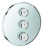 Grohe Fertigset Grohtherm Smartcontrol chrom, rund, UP-Ventil 3-fach (29122000)