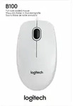 Logitech Maus Optisch,Business B100 USB ws