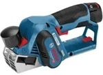 Bosch Akku-Hobel GHO 12V-20 mit 2 x 3,0 Ah Li-Ion Akku L-BOXX