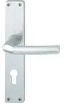 Hoppe Langschildgarnitur Birmingham 1117/202SP Alu. F1 PZ 72mm DIN L/R