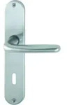 Hoppe Langschildgarnitur Cardiff E1850Z/302 VA F69 OB 72mm DIN L/R