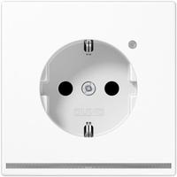 Jung SCHUKO-Steckdose 16A 250V LED-Orient.licht ws LS 1520-O WW LNW (LS1520-OWWLNW)