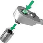 Stahlwille 1/2" (12,5mm) Feinzahnknarre RSW.4.5&deg; L.265,5mm a 23 mm