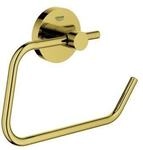 Grohe WC-Papierhalter Essentials C sunr, o Deckel, verdeckte Befestigung (40689GL1)